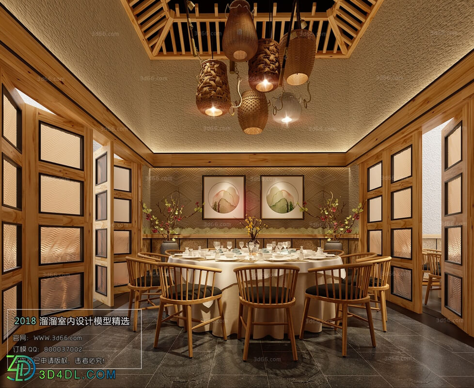 3D66 2018 Southeast Asian Style Room Space F005